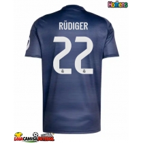 Camisa de Futebol Real Madrid Antonio Rudiger #22 Equipamento Secundário 2025-26 Manga Curta